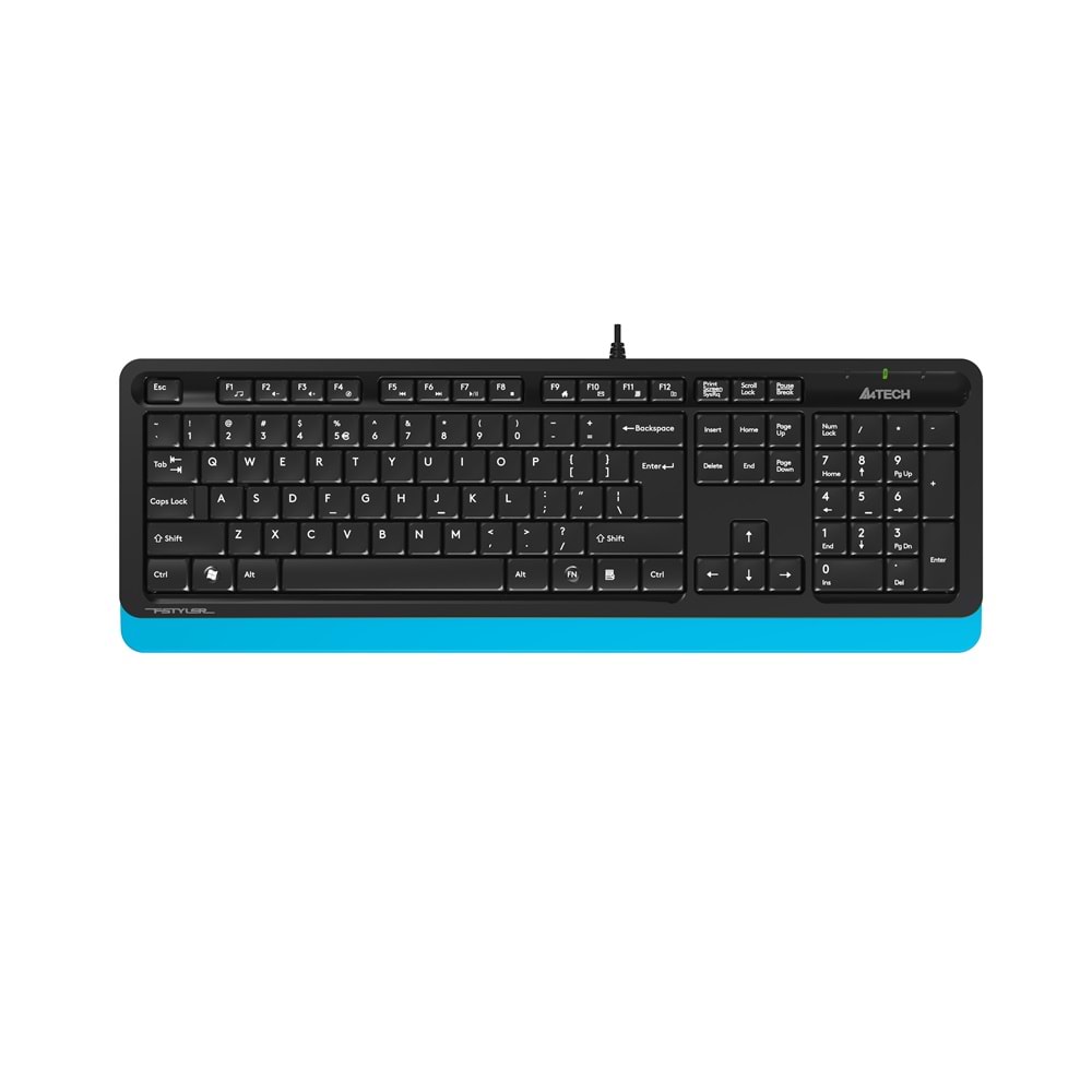 A4 Tech FK10 FN-Multimedya Q Klavye Mavi USB