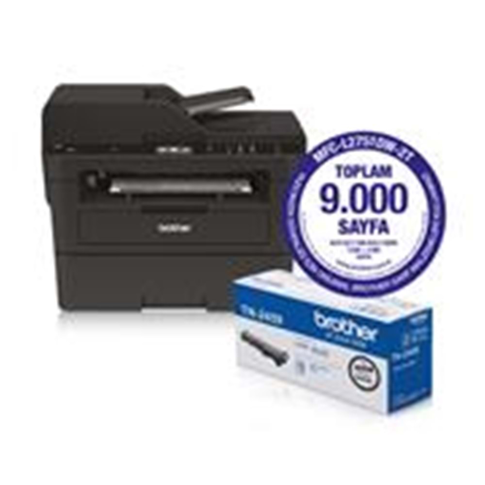 Brother MFC-L2751DW-2T Faxlı Çok Fonksiyonlu Mono Lazer Yazıcı Wi-Fi (A4)