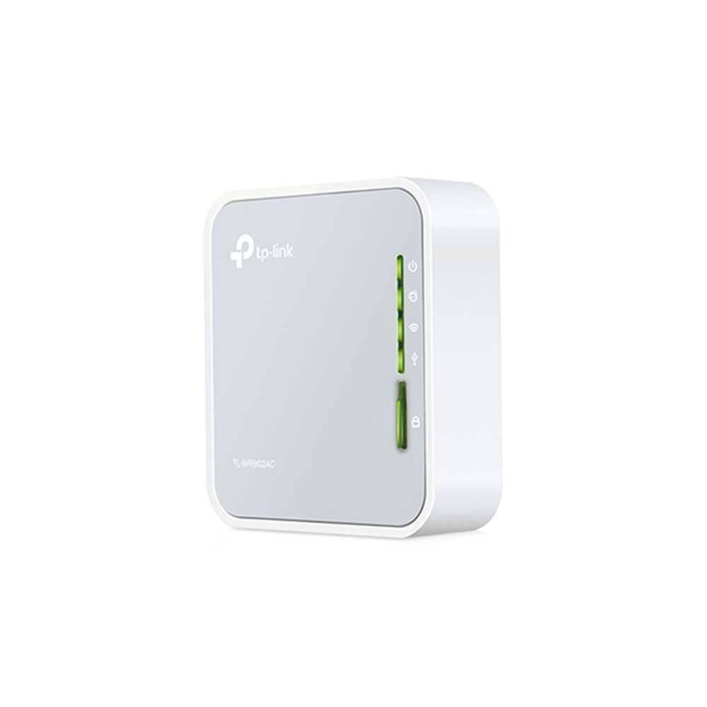 Tp-Link TL-WR902AC AC750 Mini Pocket Wi-Fi Router ( Yönlendirici )
