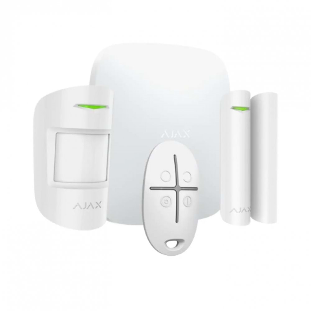 Ajax StarterKit Alarm Başlangıç Seti (Beyaz)