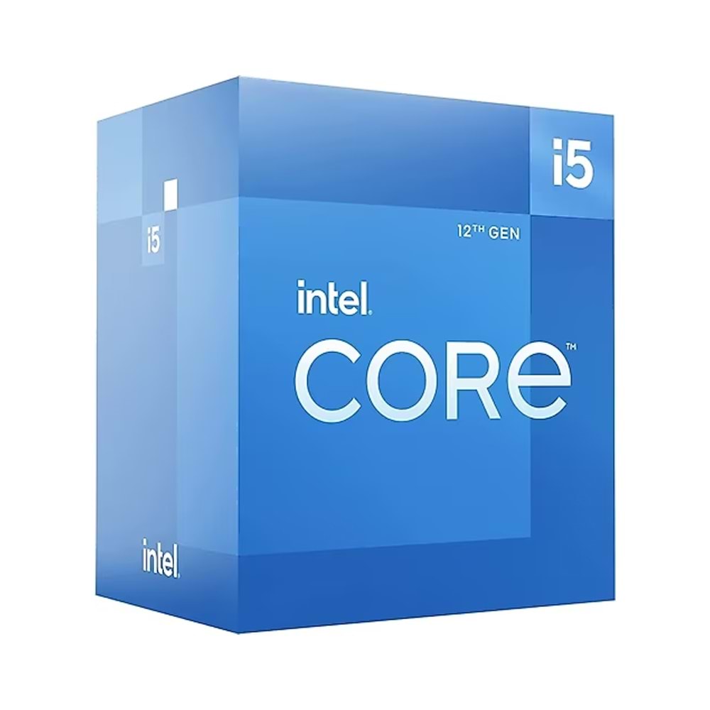 Intel Core i5-12400F LGA1700 İşlemci (Tray - Vga'sız - Fansız)