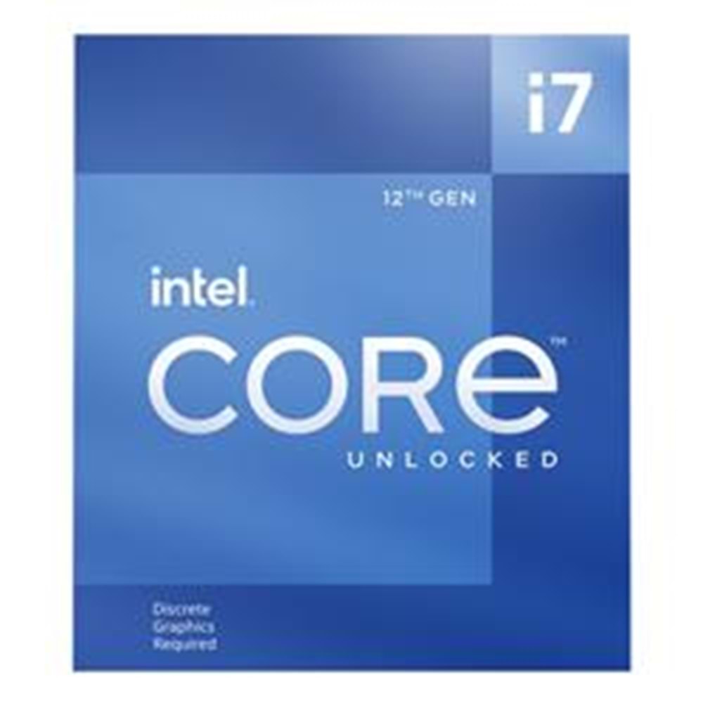 Intel Core i7-12700KF LGA1700 İşlemci (Tray - Vga'sız - Fansız)