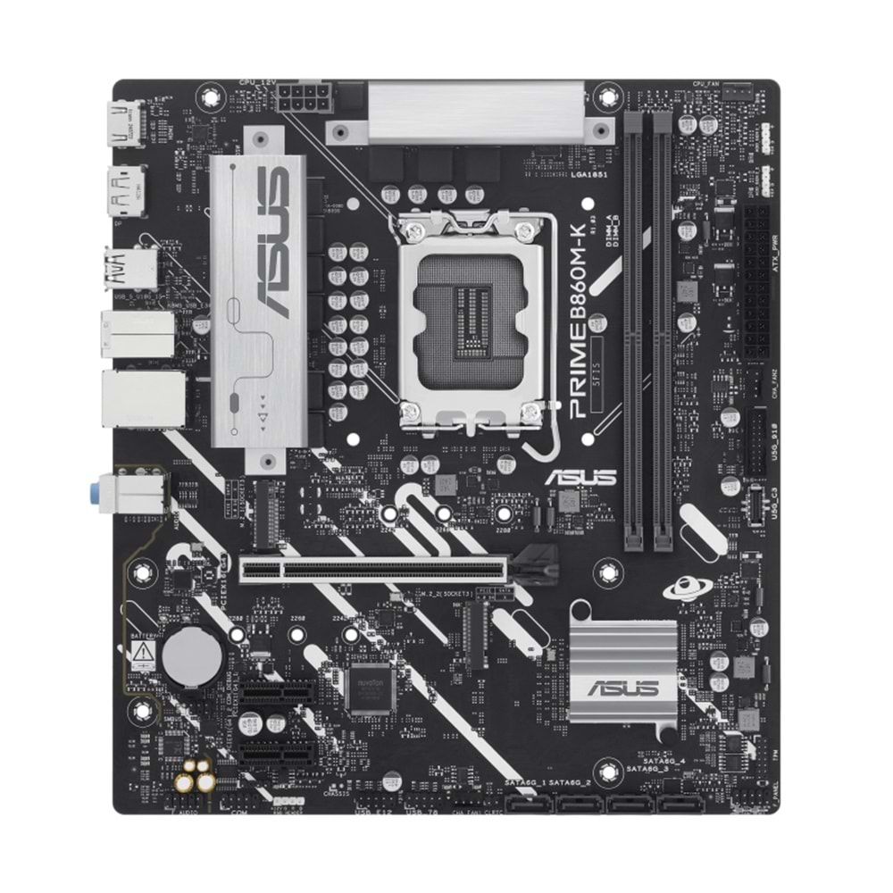 Asus PRIME B860M-K B860 DDR5 M.2 DP/HDMI PCI 4.0 1851p Anakart