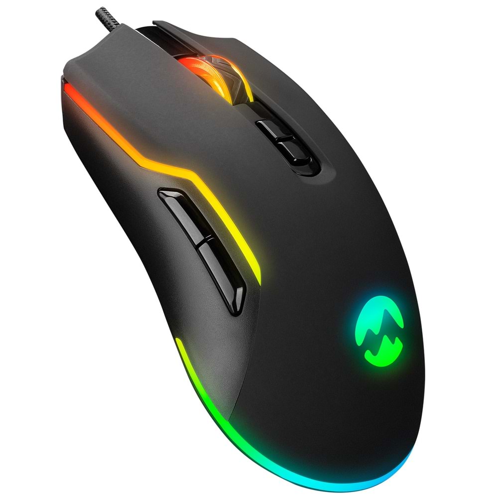 Everest SM-G14 DUSK Usb 1600-7200dpi RGB Ledli Siyah Gaming Optik Oyuncu Mouse