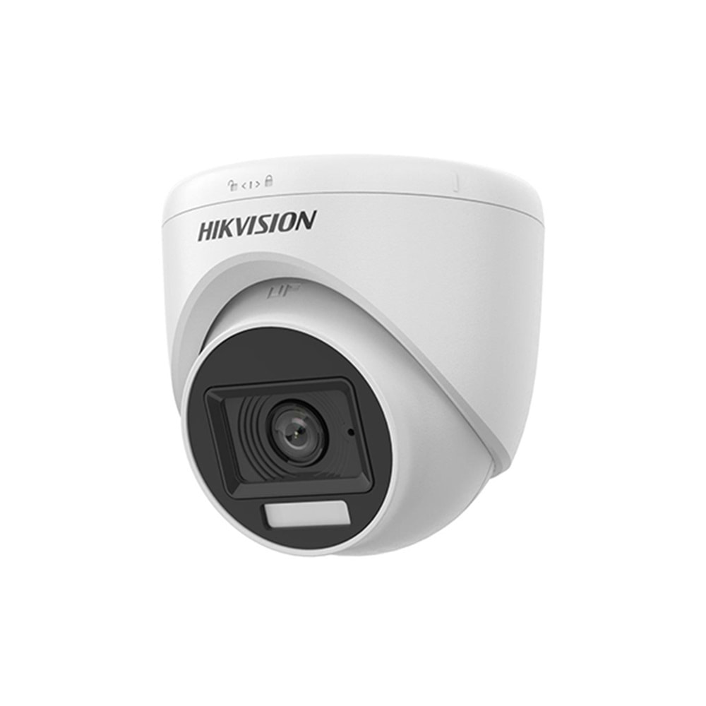 Hikvision DS-2CE76D0T-LPFS (DahiliMik) 1080p,2,8mm,AkıllıHibritIşık (20mt) Dome 