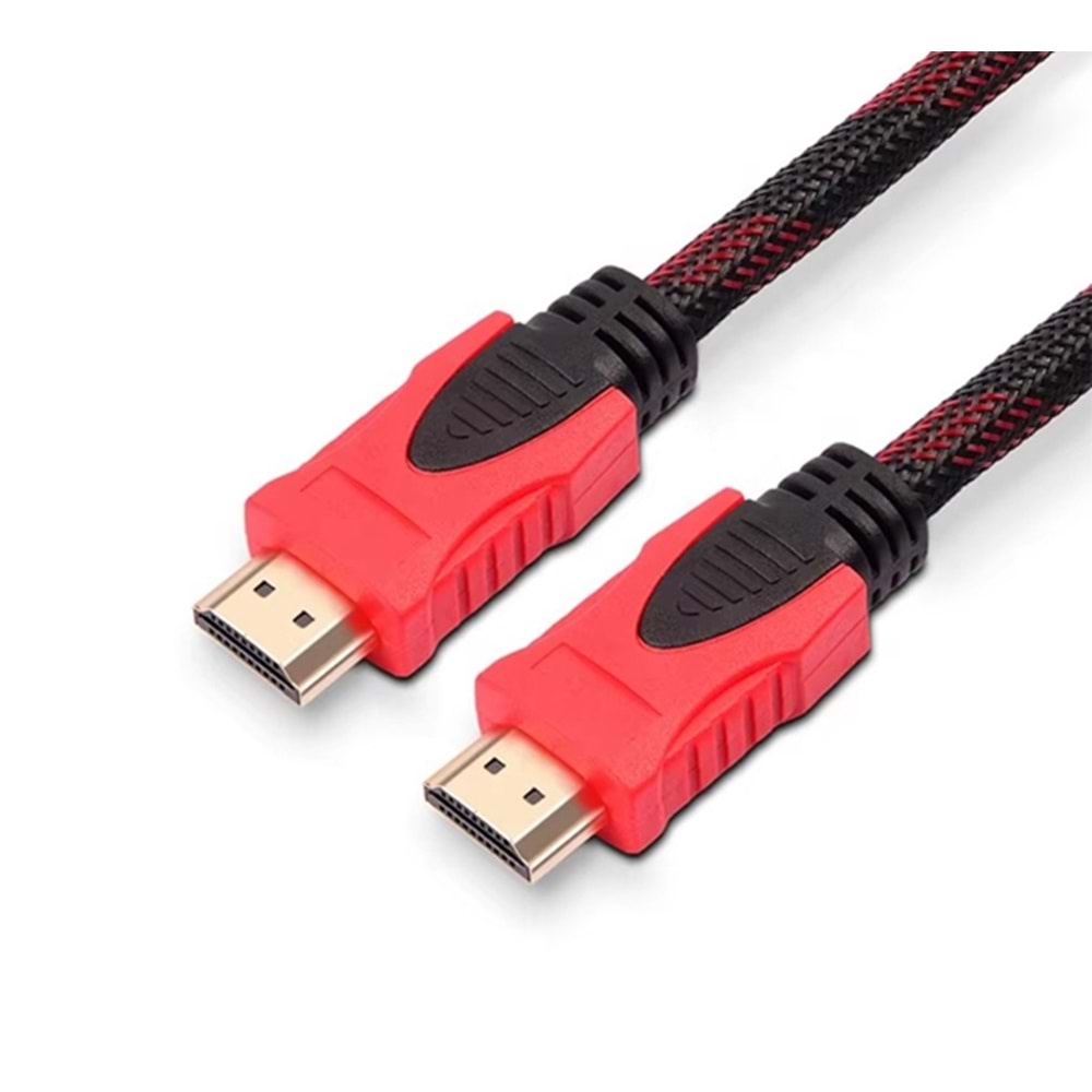 Sensei S-N14150 2K 1.4V 3D Altın Uçlu Örgülü HDMI Kablo (15m)