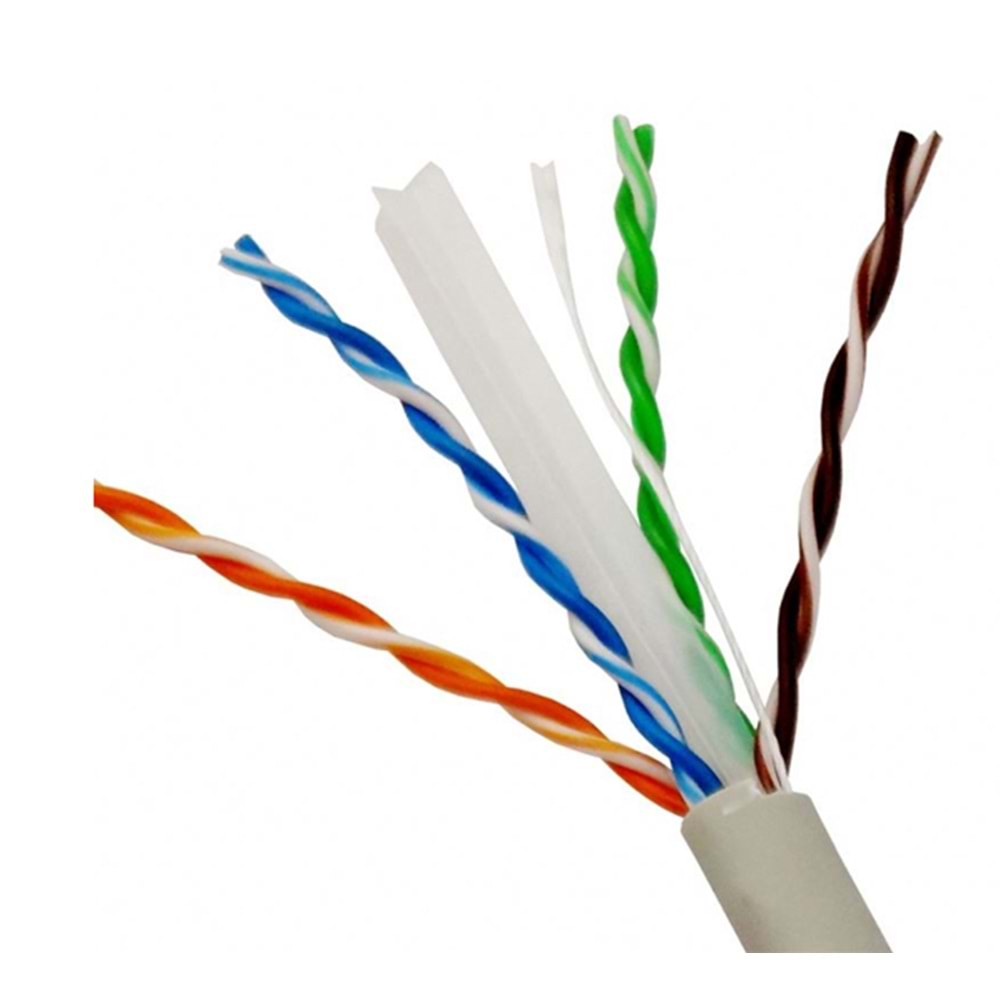 Sensei S-CAT6UTP PVC 23AWG 250MHz CAT6E 305m Kablo (Gri)