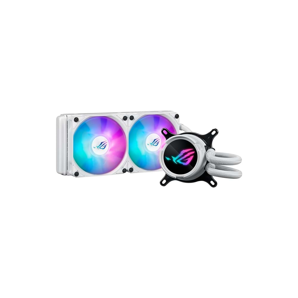Asus ROG STRIX LC III 240 ARGB - WHITE AURA SYNC 120MM RGB Fan Sıvı CPU Soğutucu