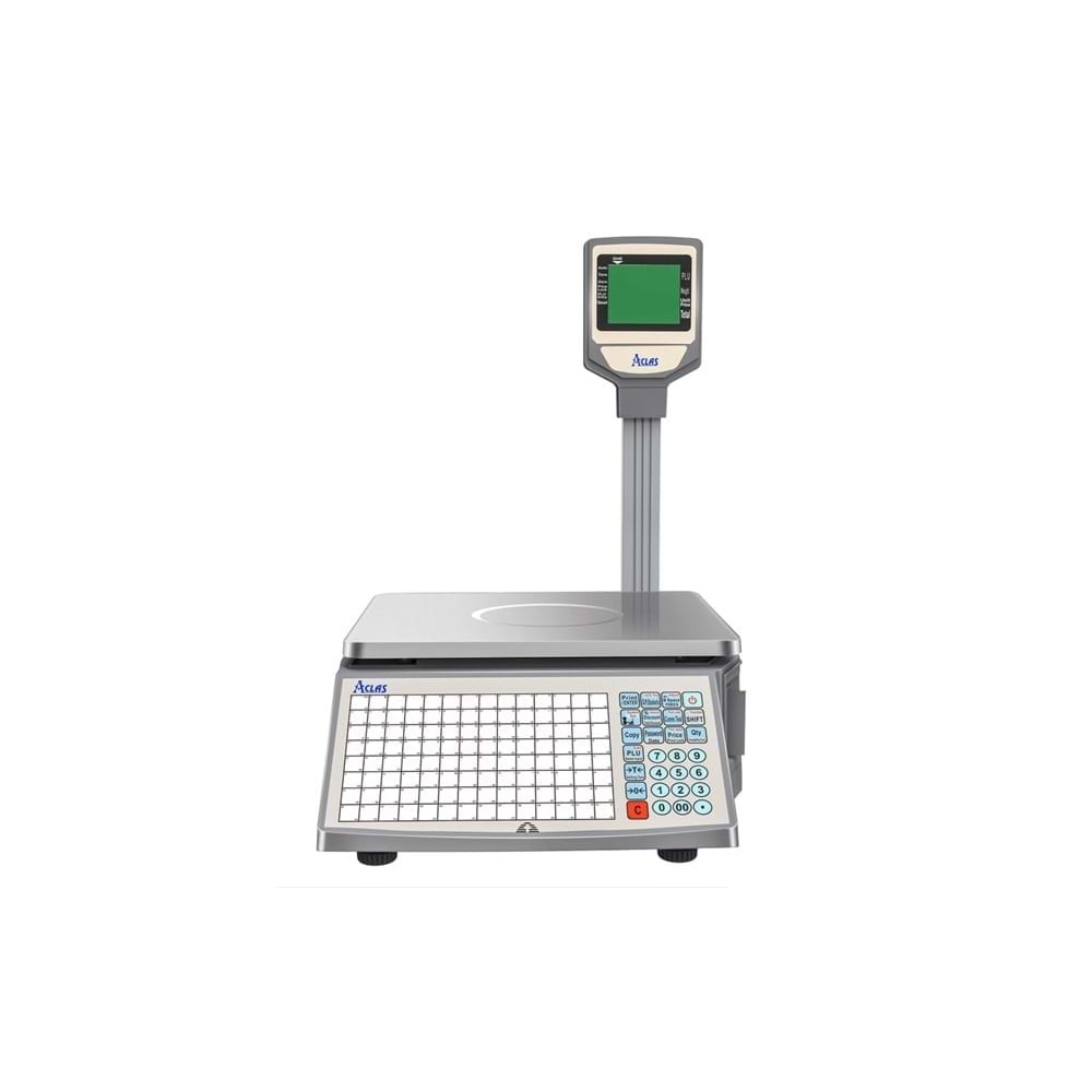 Aclas LS2 M3 120 mm/sn Ethernet+RS232 Barkod Yazıcı Terazi (15kg)