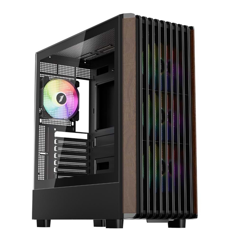 1ST Player WD5 750W 80+ Silver ATX 3.1 ARGB USB3.0 ATX Siyah Kasa