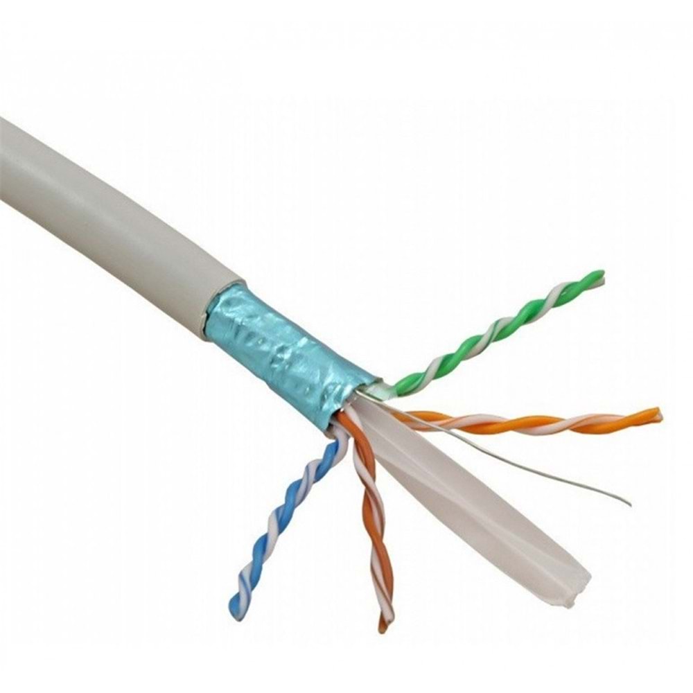 Sensei S-CAT6FTP PVC 23AWG 250MHz CAT6E 305m Kablo (Gri)