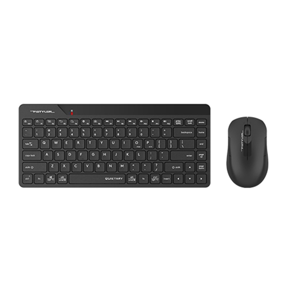 A4 Tech FG2200 AIR2 2.4 FN-Multimedya Q Mini Sessiz Set Siyah