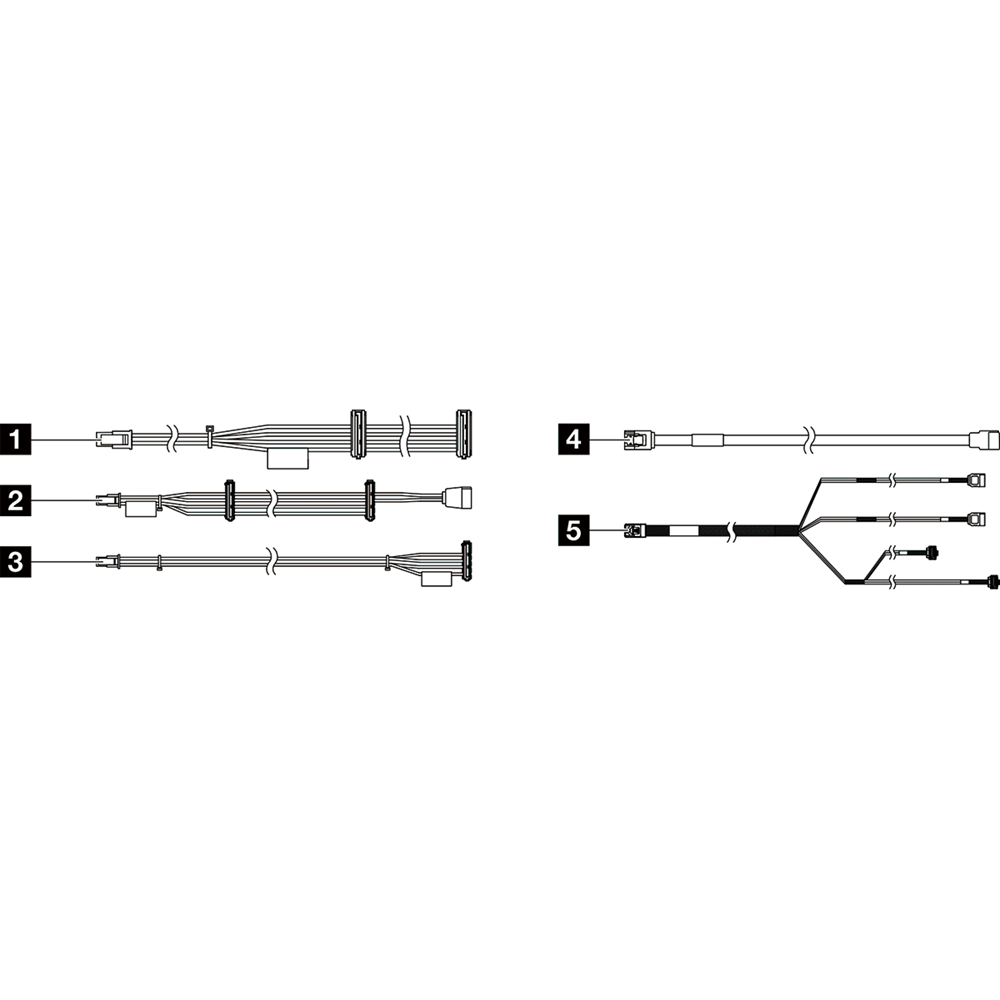 Lenovo ST50 V3/ST45 V3 Internal Drive Cable Kit (4X97A93517)