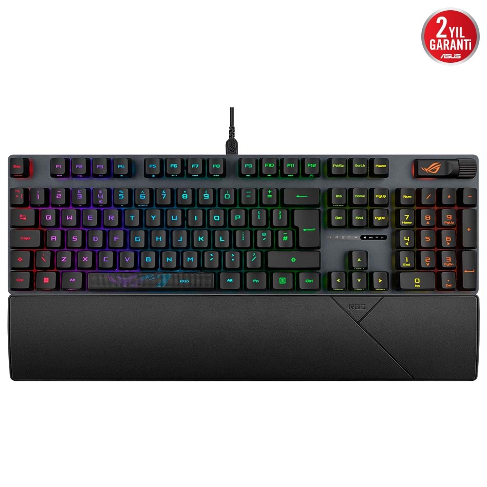 Asus ROG STRIX SCOPE II RX/RD/TR RGB Oyuncu Klavyesi (IP57,USB2.0)