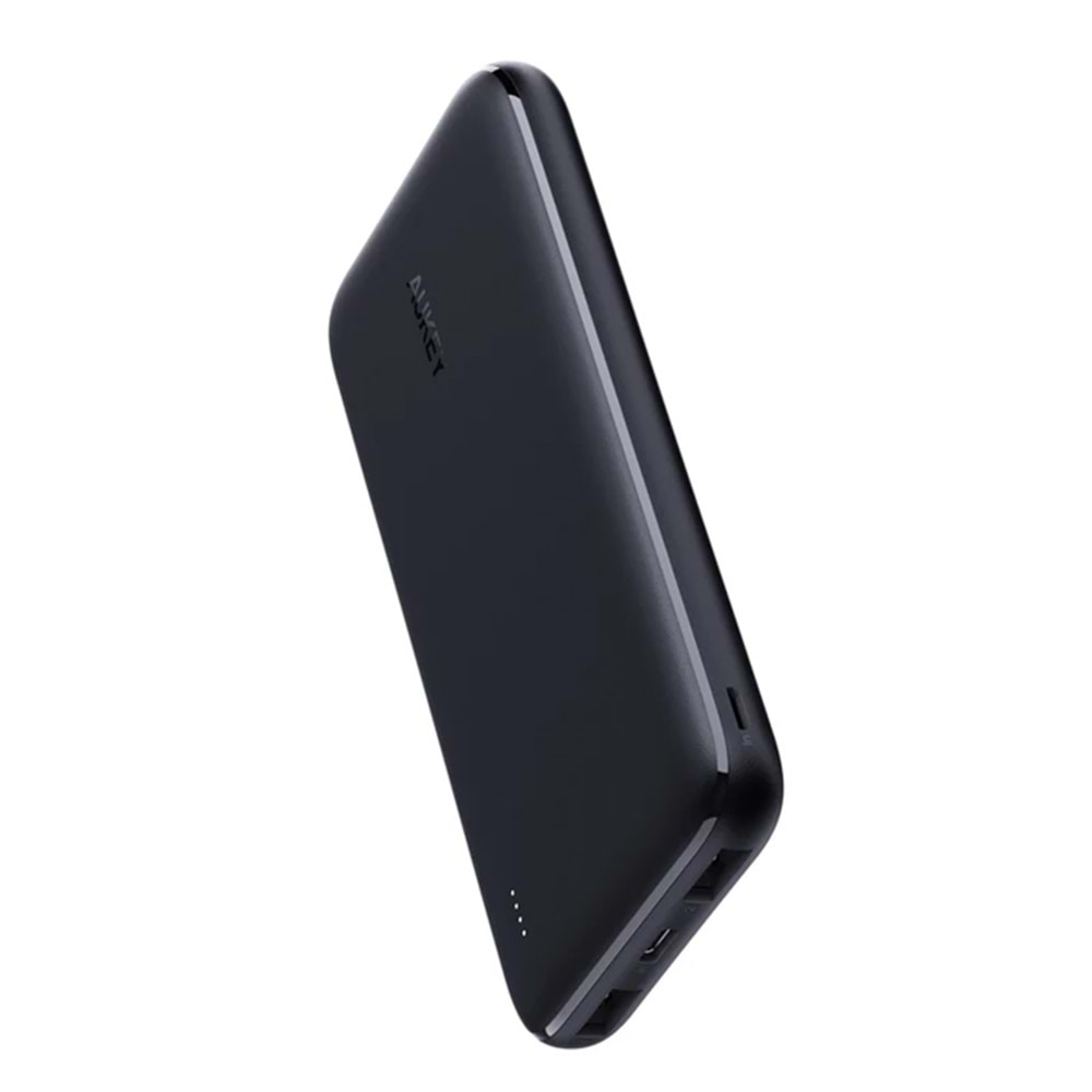 Aukey PB-N73-BK 15W 10.000mAh Type-C İnce Powerbank (Siyah)