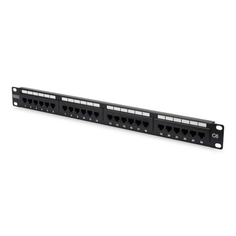 Digitus DN-91624U 24 Port 1U CAT6 UTP Patch Panel