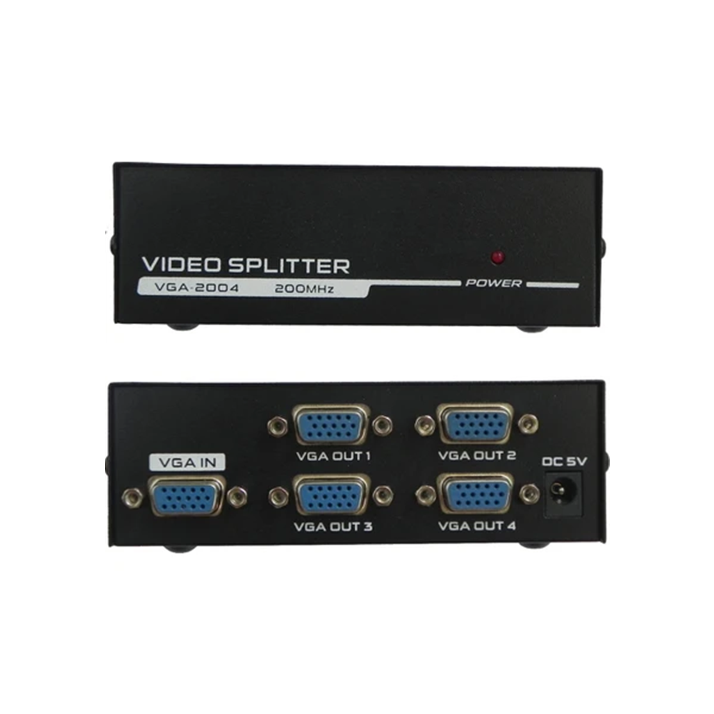 TEKNOGREEN TVS-004 4 PORT VGA SPLITTER 250Mhz