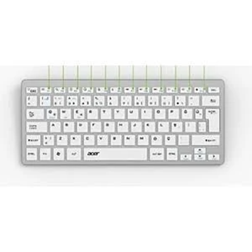 ACER OKR220 BEYAZ 2.4 GHZ BLUETOOTH KLAVYE