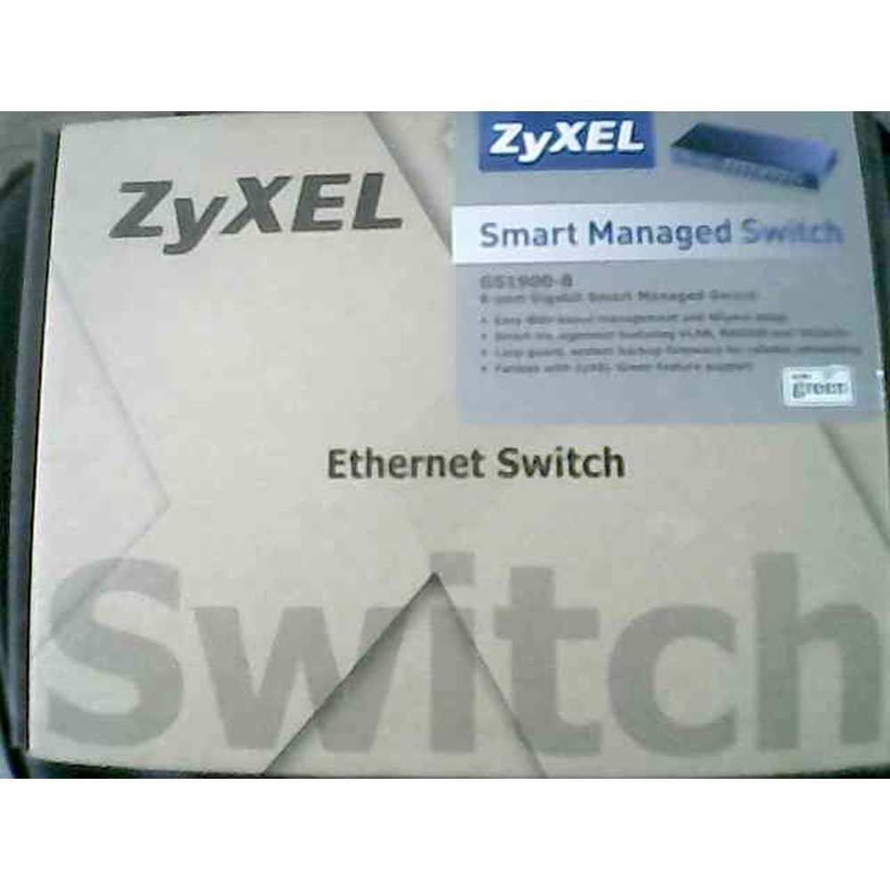 ZYXEL GS1900-8 8PORT GIGABIT SMART MANAGET SWITCH