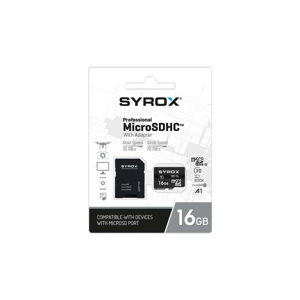 SYROX MC16 16GB MICRO SD KART