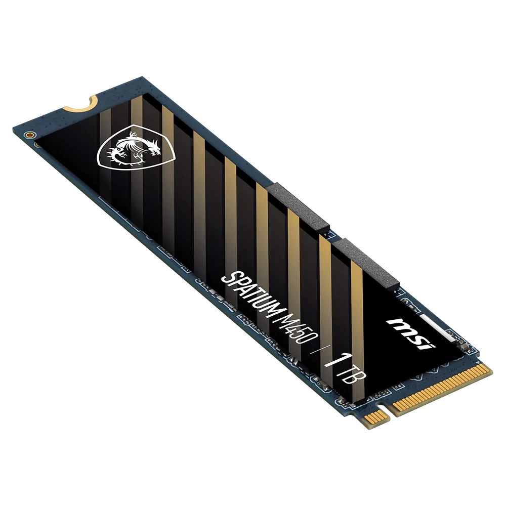 MSI 1 TB SPATIUM M450 GEN4 NVME M.2 2280 SSD 3400MB
