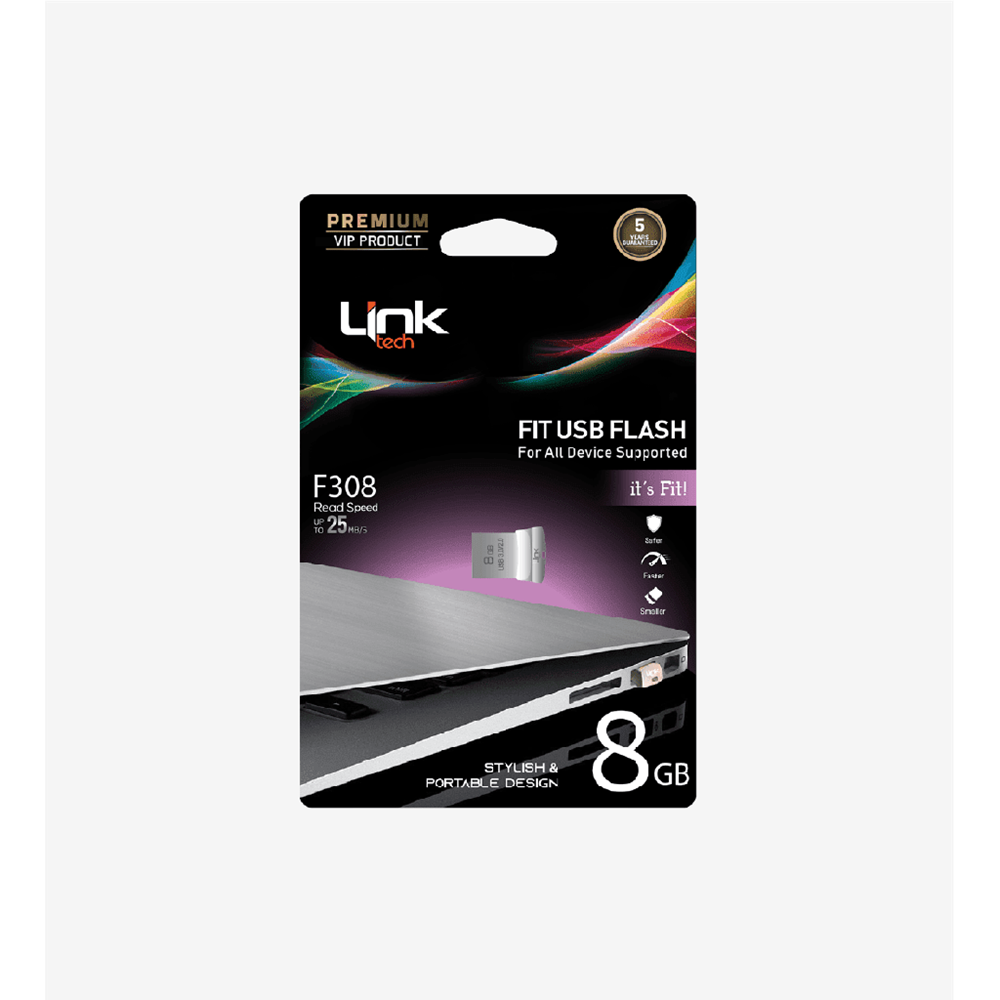 LINK TECH F308 2.0 8GB FIT USB FLASH BELLEK