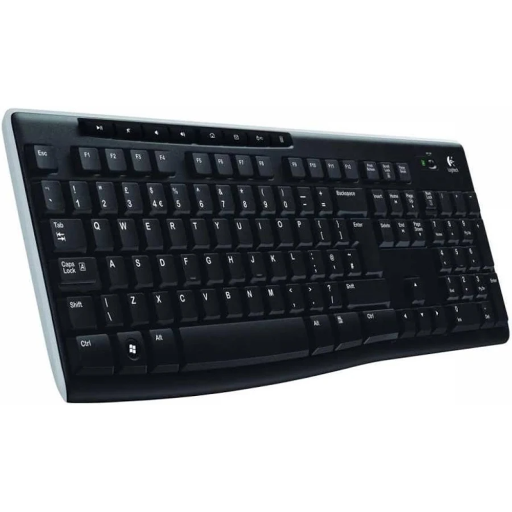 LOGITECH K270 Q TR MM KLAVYE KABLOSUZ SİYAH 920-003761