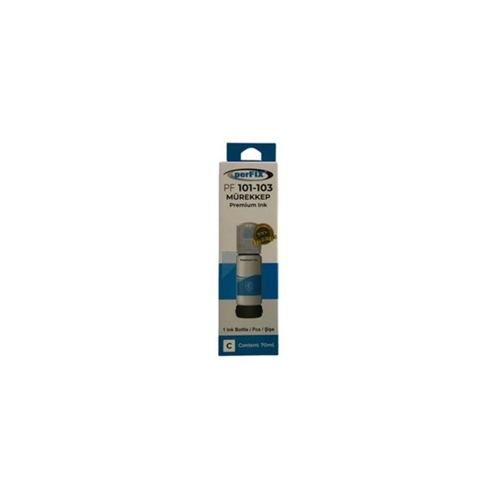 PERFİX PF T103C MAVİ ŞİŞELİ MÜREKKEP ( 70 ML )
