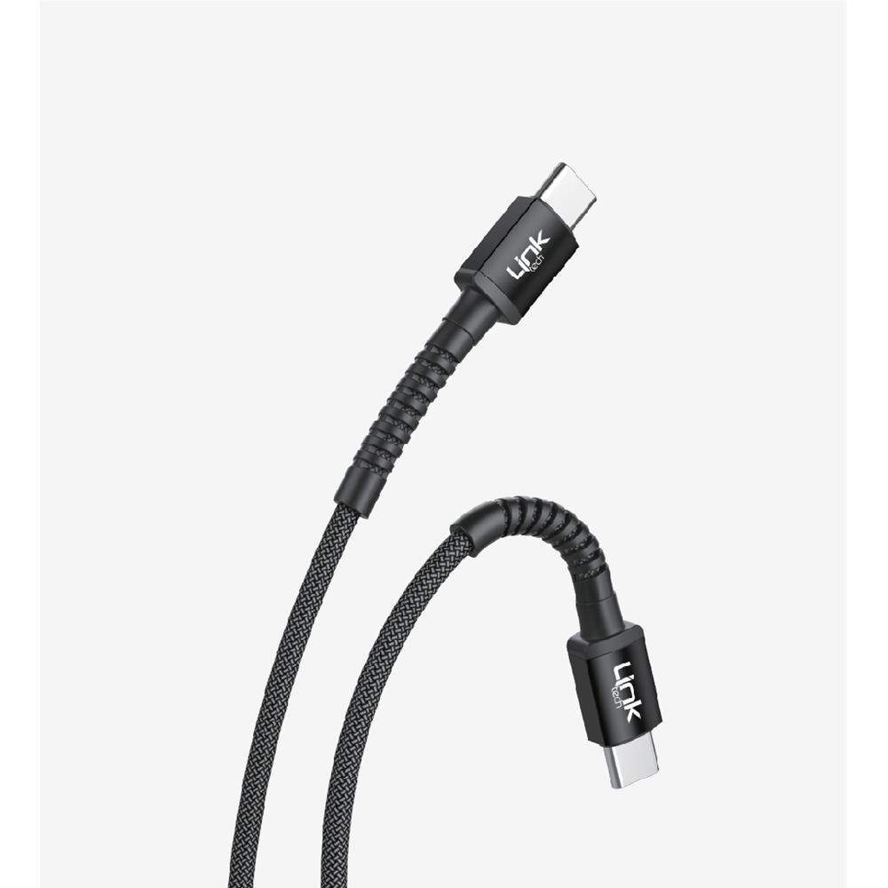 LINK-TECH K597 SAFE PD 3A ÖRGÜLÜ METAL BAŞLI 3000MM USB-C ŞARJ KABLOSU