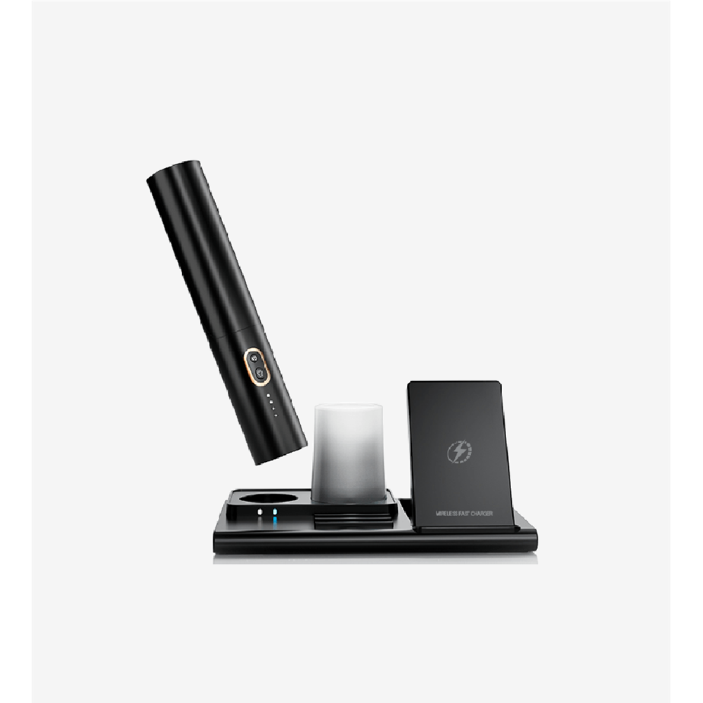 LINK-TECH W798 PREMIUM 3Ü 1 ARADA MASAÜSTÜ TELEFON TUTACAĞI & MAGSAFE WIRELESS ŞARJ ALETİ