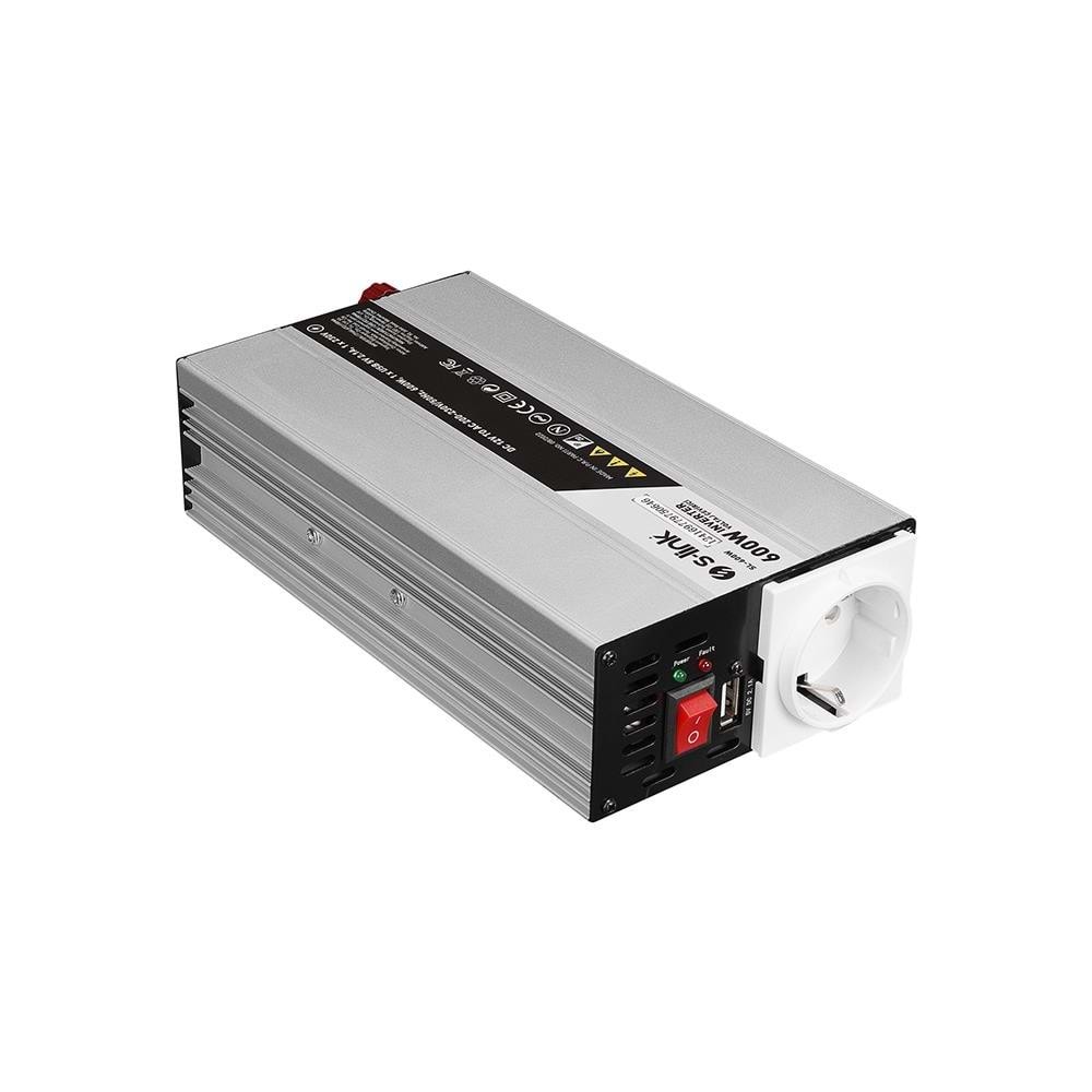 S-LİNK SL-600W 600W DC12V-AC230 İNVERTER