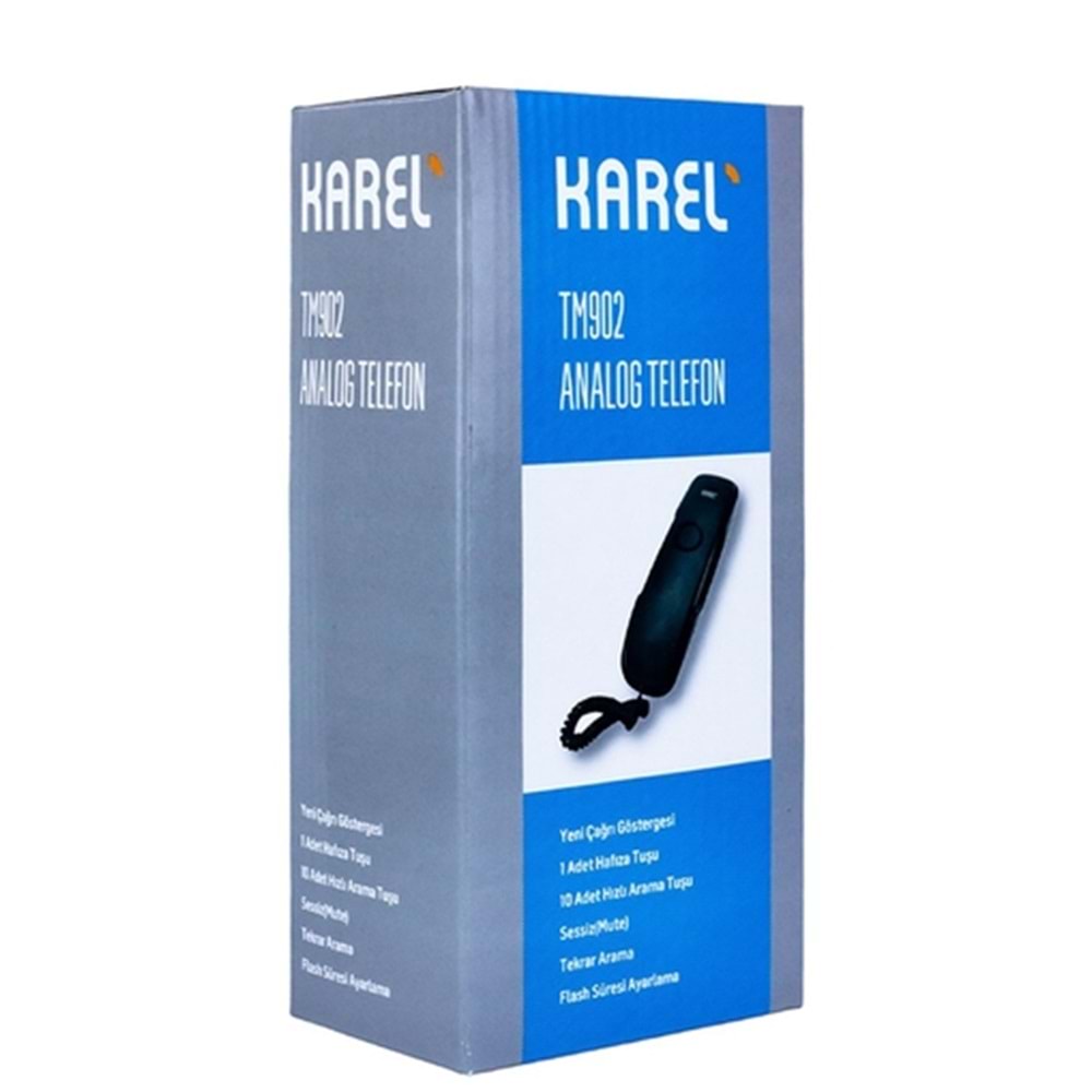 KAREL TM902 DUVAR STANDLI ANALOG TELEFON
