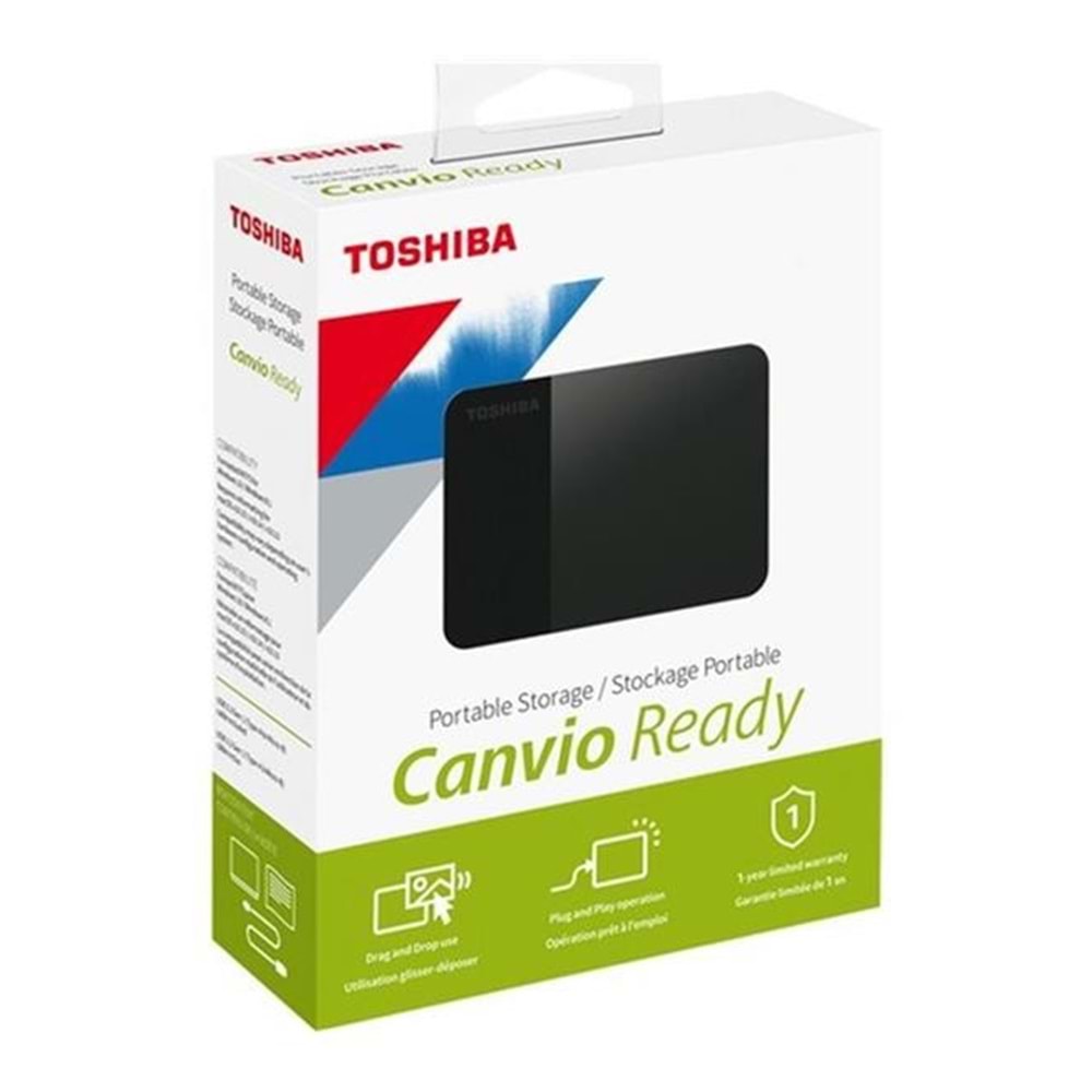 Toshiba Canvio Ready 1TB Harici Harddisk