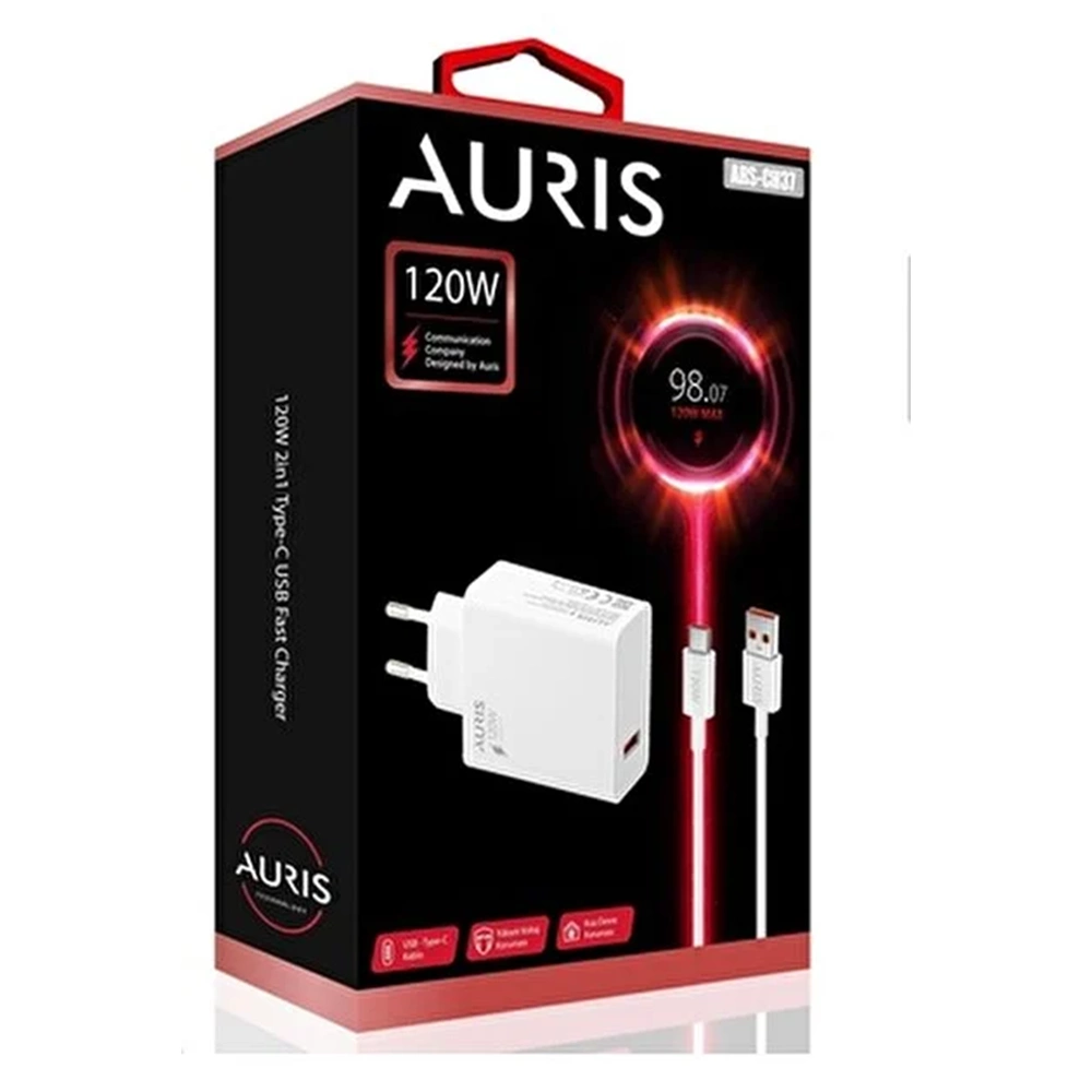 AURIS ARS-CH37 120W USB HIZLI ŞARJ ADAPTÖRÜ