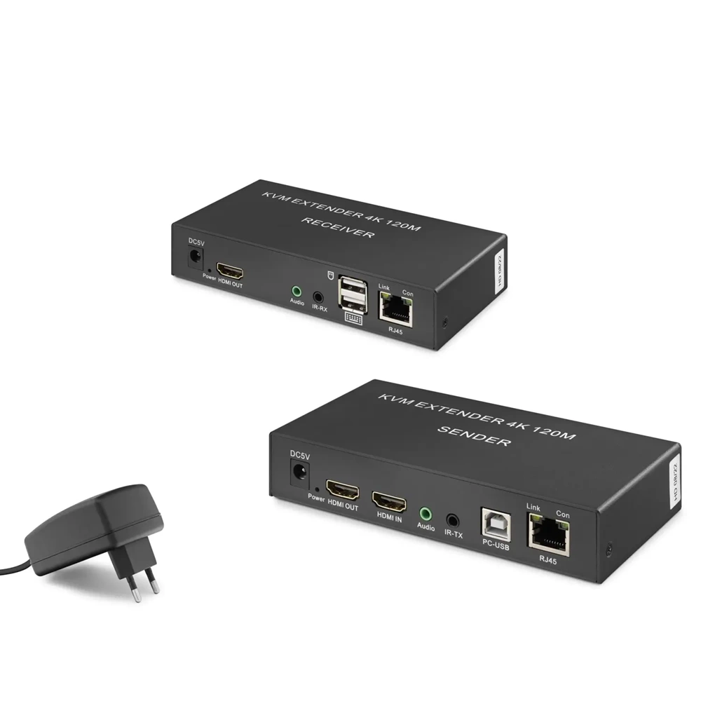 HADRON HDX1306 EXTENDER HDMI KVM 120MT USB Lİ
