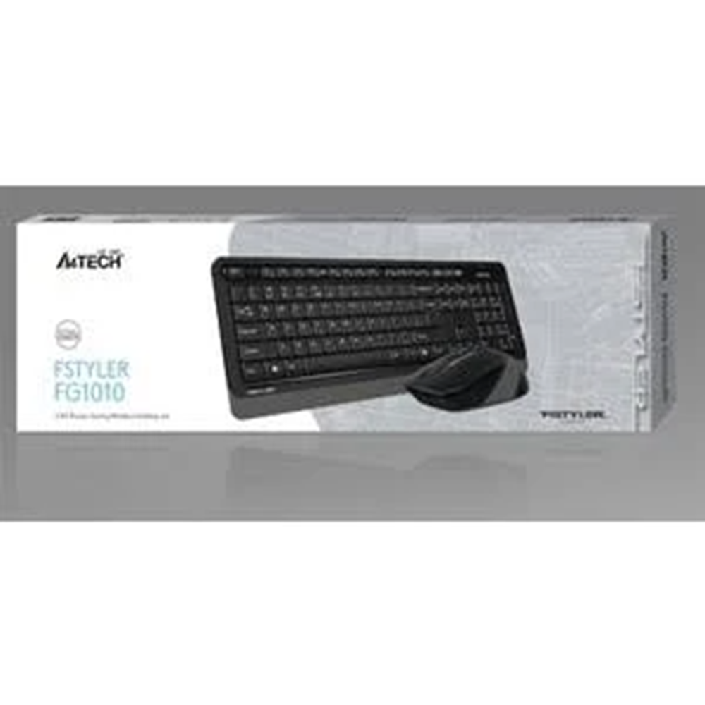 A4 TECH FG1010 2.4G FN MULTİMEDYA Q KLAVYE+OPTİK MOUSE 2000D KABLOSUZ BEYAZ USB