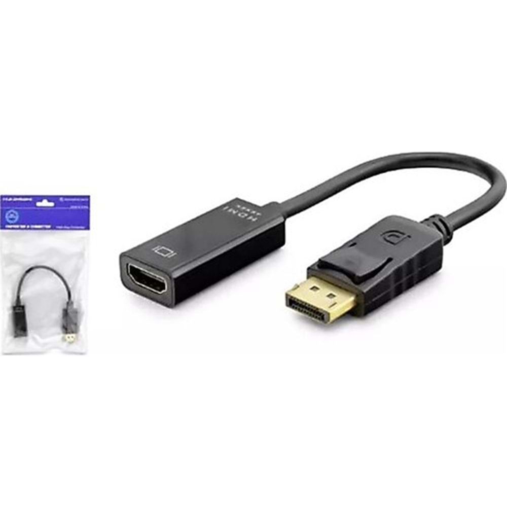 HADRON HDX7823 DISPLAY (M) TO HDMI (F) ADAPTÖR 4K