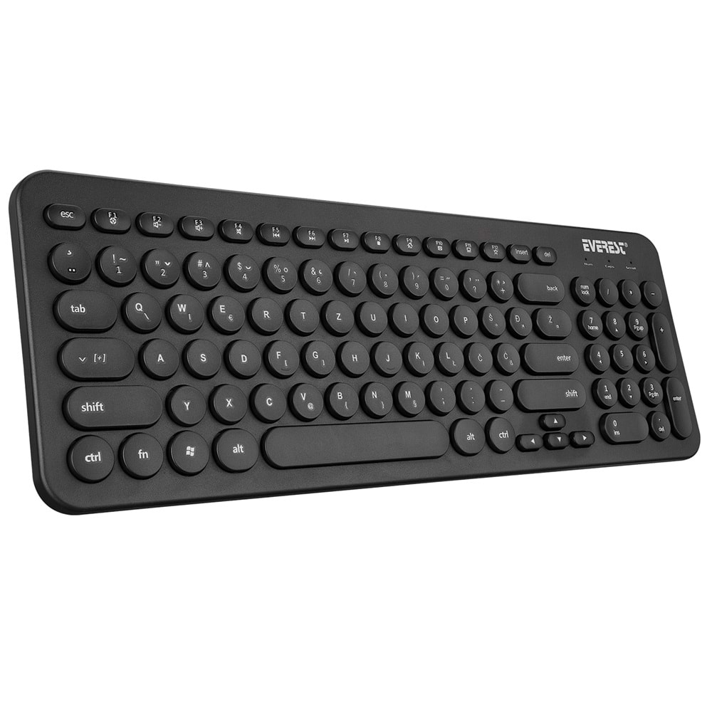 EVEREST KM-01K SİYAH USB KLAVYE + MOUSE KABLOLU SET