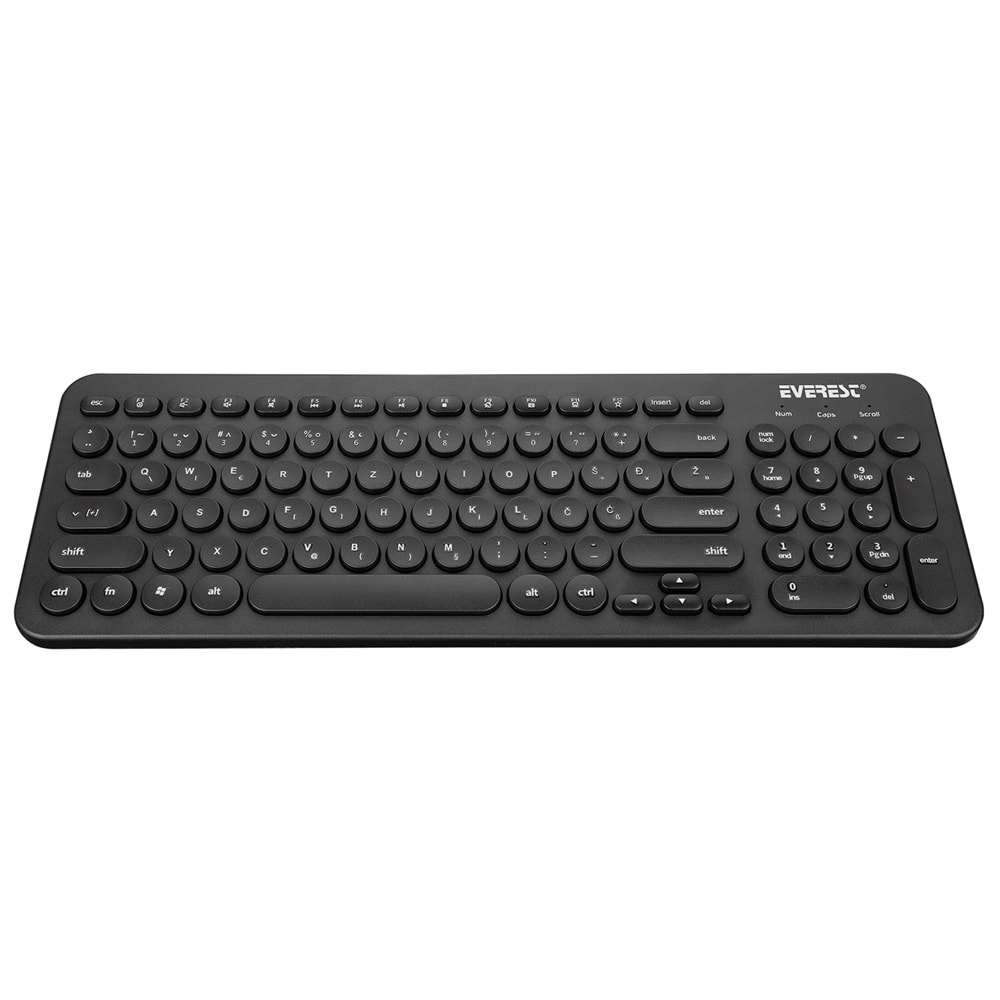 EVEREST KM-01K SİYAH USB KLAVYE + MOUSE KABLOLU SET