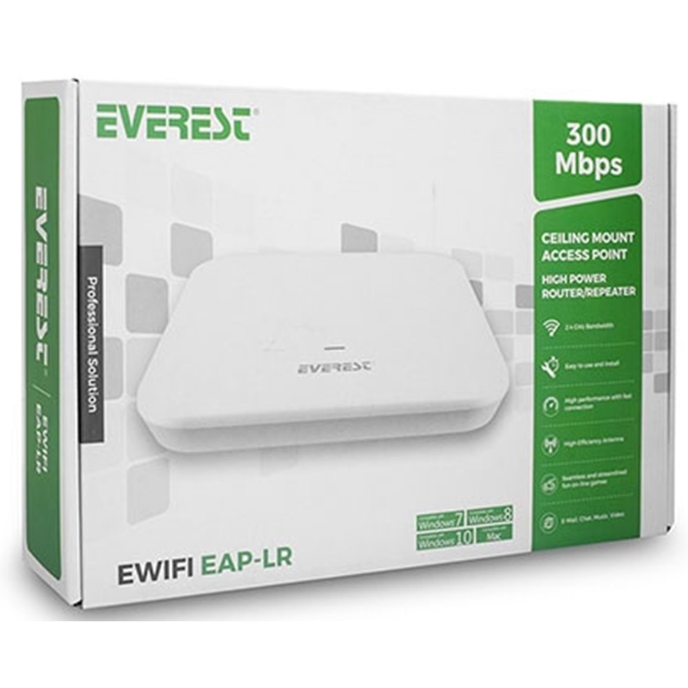 EVEREST EWIFI EAP-LR 300 MBPS ACCESS POİNT
