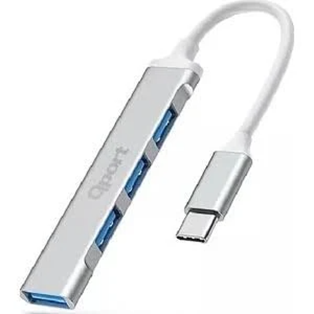 QPORT Q-TUC05 TYPE-C TO 4 PORT USB ÇOKLAYICI