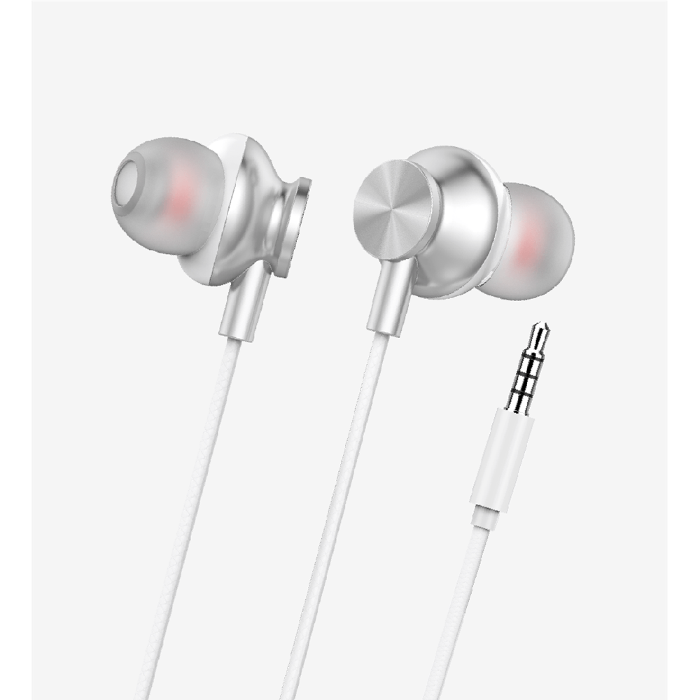 LİNK-TECH H340 (BEYAZ) KULAK İÇİ MİKROFONLU KABLOLU KULAKLIK
