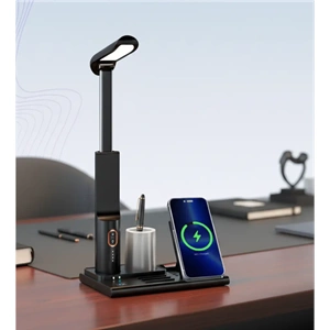 LINK-TECH W798 PREMIUM 3Ü 1 ARADA MASAÜSTÜ TELEFON TUTACAĞI & MAGSAFE WIRELESS ŞARJ ALETİ