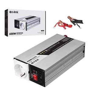 S-LİNK SL-600W 600W DC12V-AC230 İNVERTER
