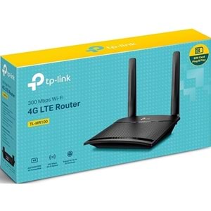 TP-Link TL-MR100 300 Mbps 2.4GHz Wireless N 4G LTE SIM Kartlı Modem Router