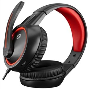 SNOPY SN-GX1 ERGO SİYAH/KIRMIZI MİK.OYUNCU KULAKLIĞI