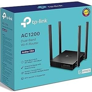 TP-Link Archer C54 AC1200 802.11ac 2.4GHz 300Mbps 5GHz 867Mbps Dual Band WiFi 5 Router