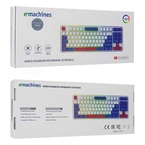 ACER EMACHİNES EAK216 BEYAZ/MAVİ/KIRMIZI KLAVYE