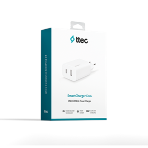 TTEC 32W SMARTCHARGER DUO TYPE-C + USB SADE BAŞLIK 2SCS24B