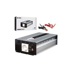 S-LİNK SL-1500W 1500W DC12V-AC230V İNVERTER